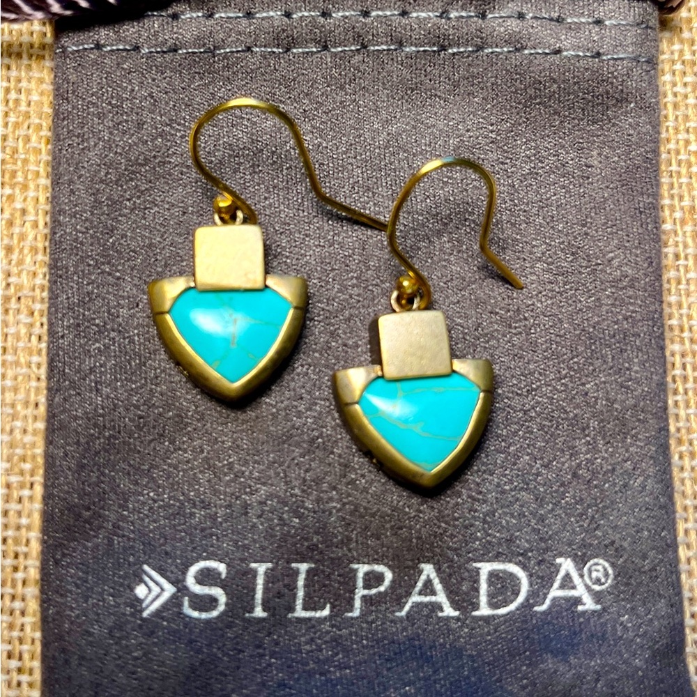 Silpada K&R “Coastal Color” Earrings